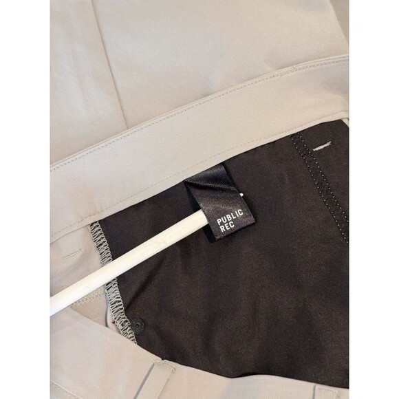 Public Rec Mens Pants Gray Chino 5 Pocket Straight Performance Classic 36x24 - Picture 3 of 11